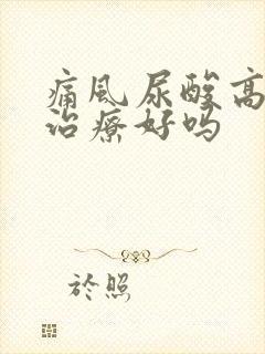 痛风尿酸高可以治疗好吗