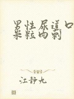 男性尿道口长小米粒肉刺