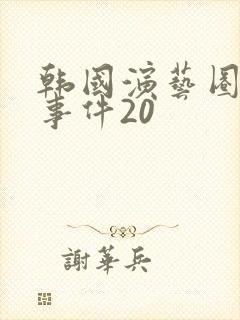 韩国演艺圈悲惨事件20