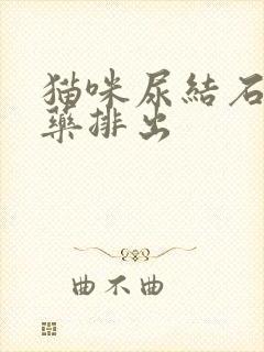 猫咪尿结石能吃药排出