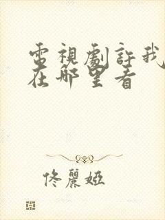 电视剧许我耀眼在哪里看