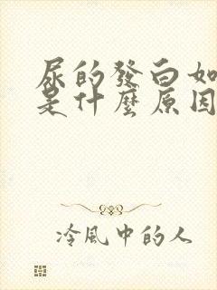 尿的发白如面汤是什么原因