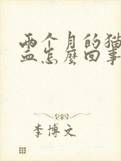 两个月的猫咪尿血怎么回事