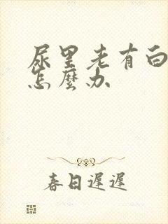 尿里老有白细胞怎么办