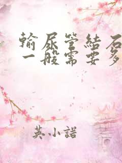 输尿管结石手术一般需要多少钱