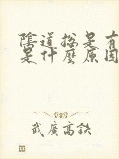 阴道总是有异味是什么原因