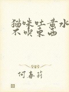 猫咪吐黄水拉稀不吃东西