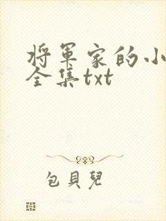 将军家的小娘子全集txt