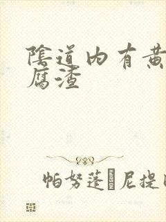 阴道内有黄色豆腐渣