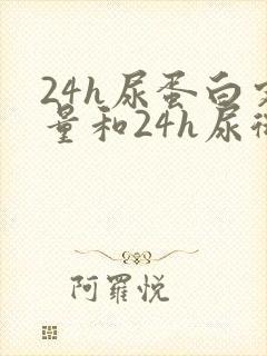 24h尿蛋白定量和24h尿微量白蛋白