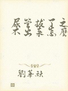 尿管拔了之后尿不出来怎么办