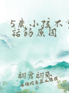 5岁小孩不会说话的原因