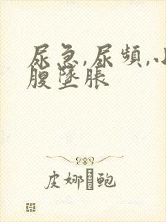 尿急,尿频,小腹坠胀