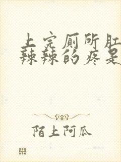 上完厕所肛门火辣辣的疼是怎么回事