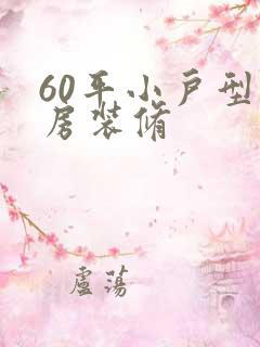 60平小户型老房装修