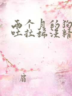 两个月的狗狗呕吐拉稀没精神