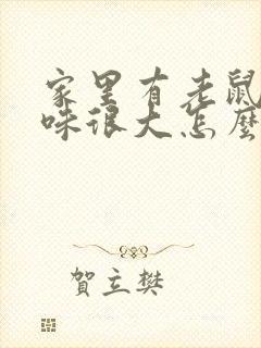 家里有老鼠尿骚味很大怎么办