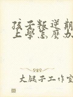 孩子叛逆期不想上学怎么办家长怎么劝说