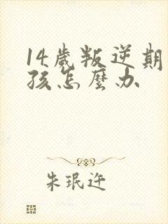 14岁叛逆期男孩怎么办