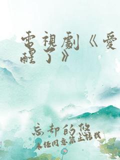 电视剧《爱情睡醒了》