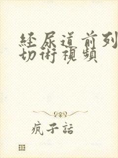 经尿道前列腺电切术视频