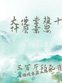 大便常规十隐血什么意思