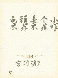 龟头长个小红斑不疼不痒咋回事