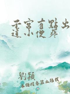 子宫有点出血阴道小便疼