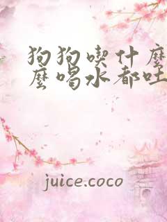 狗狗吃什么吐什么喝水都吐吃什么药