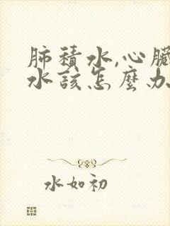 肺积水,心脏积水该怎么办