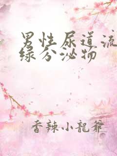 男性尿道流出黄绿分泌物