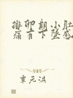 排卵期小肚子疼痛有下坠感怎么办