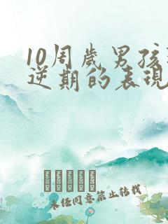 10周岁男孩叛逆期的表现