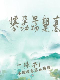 怀孕早期有血性分泌物是怎么回事