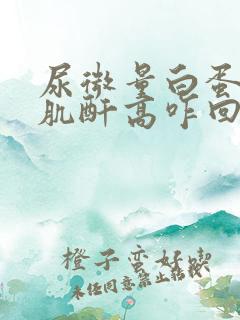 尿微量白蛋白尿肌酐高咋回事