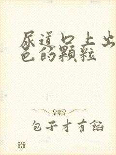 尿道口上出现白色的颗粒