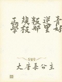 正规叛逆青少年学校哪里好