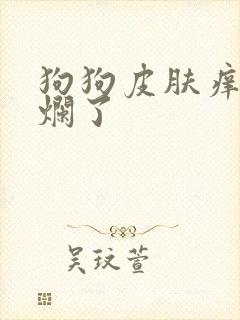 狗狗皮肤痒的抓烂了