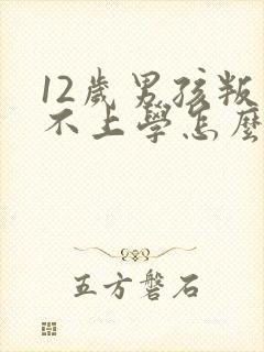 12岁男孩叛逆不上学怎么办