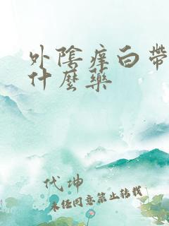 外阴痒白带多吃什么药