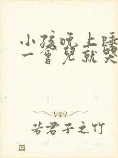 小孩晚上睡觉睡一会儿就哭