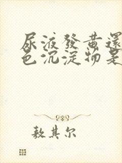 尿液发黄还有白色沉淀物是什么原因