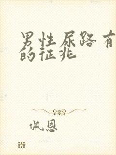 男性尿路有感染的征兆