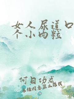 女人尿道口旁有个小肉粒