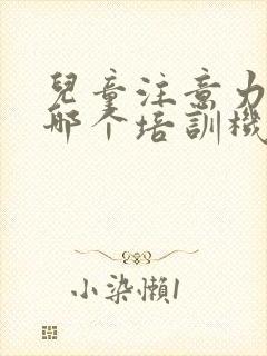 儿童注意力训练哪个培训机构好