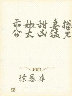 乖嫩甜妻总裁老公太凶猛免费阅读