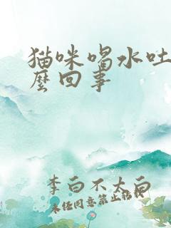 猫咪喝水吐水怎么回事