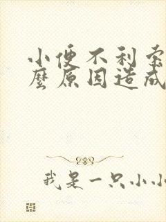 小便不利索是什么原因造成的