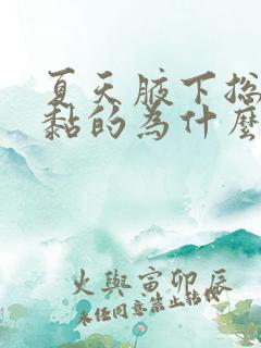 夏天腋下总是黏黏的为什么