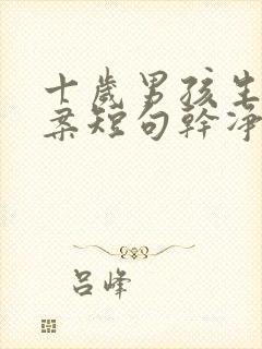 十岁男孩生日文案短句干净